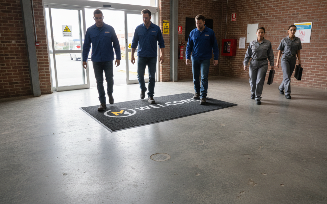 Premium Heavy Duty Logo Mats for High-Traffic Areas - Durable, Anti-Slip, and Customizable Designs