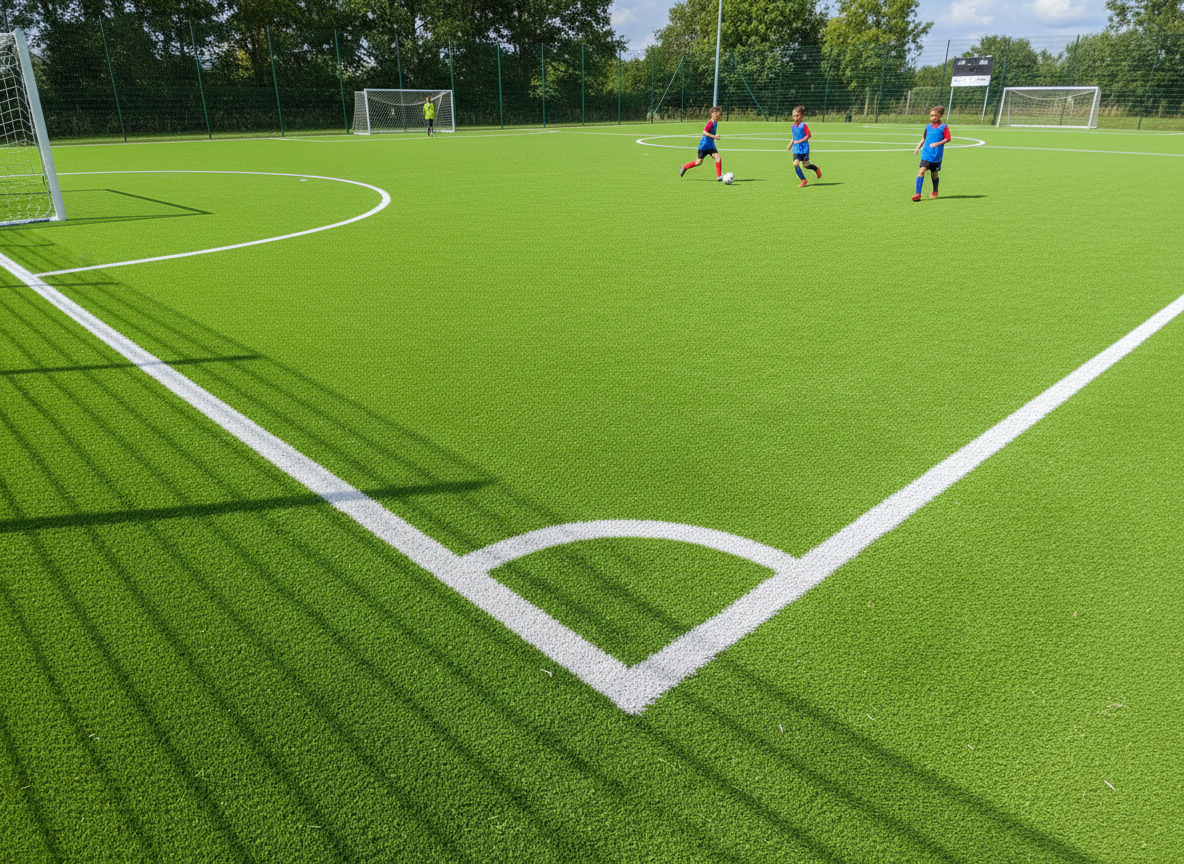 Premium 25mm Pile Height White Lines for Sports and Landscaping - Versatile, Durable, and Customizable Solutions