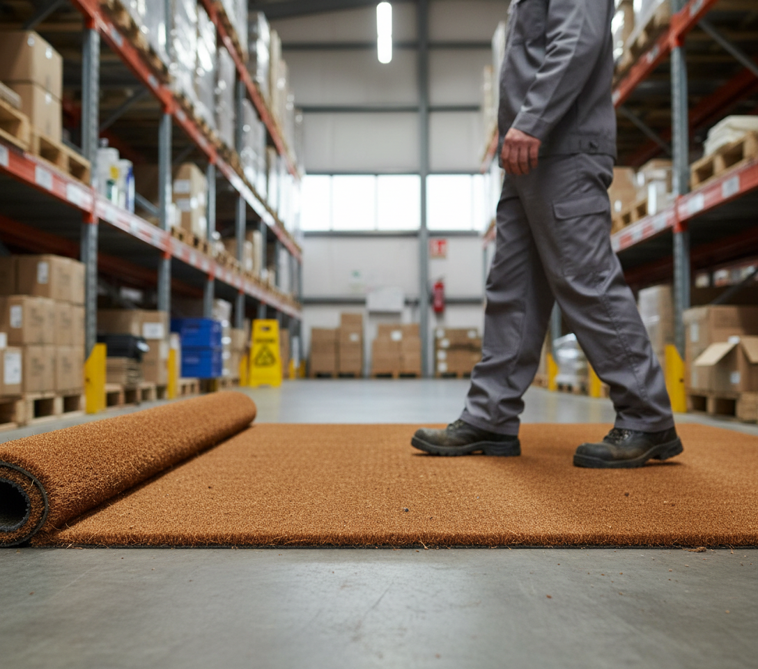 Premium Heavy Duty Coir Coconut Roll Matting 23mm - Durable, Eco-Friendly, Customizable Floor Protection