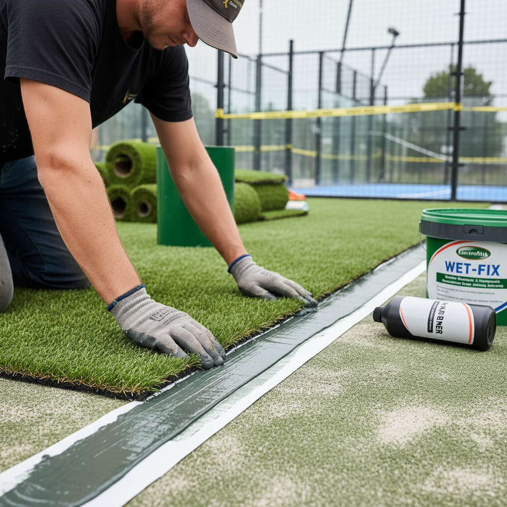 Premium Padel Court Join Kit with Glue, Hardeners, and Joining Tape for Complete Installation