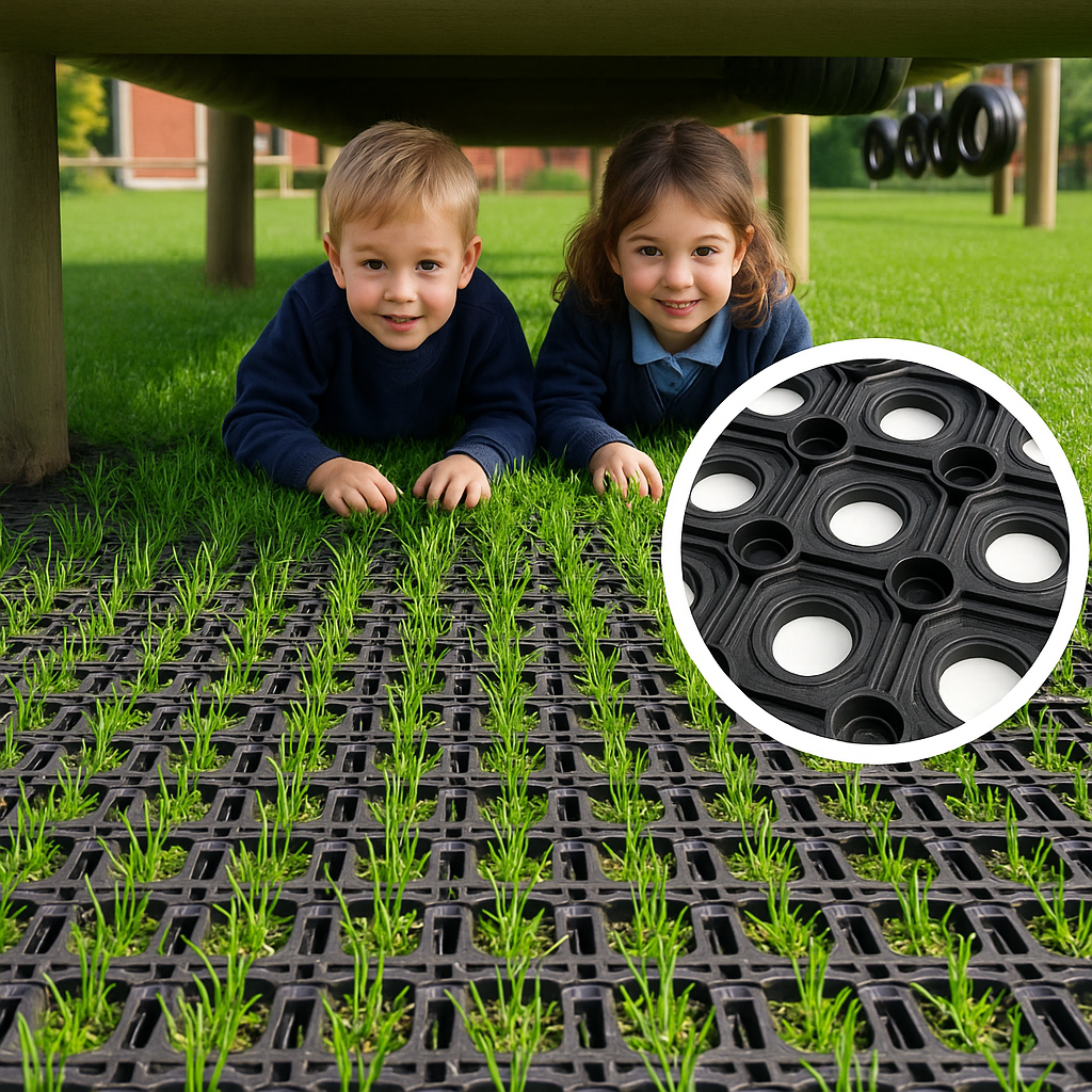Heavy Duty Rubber Grass Mats