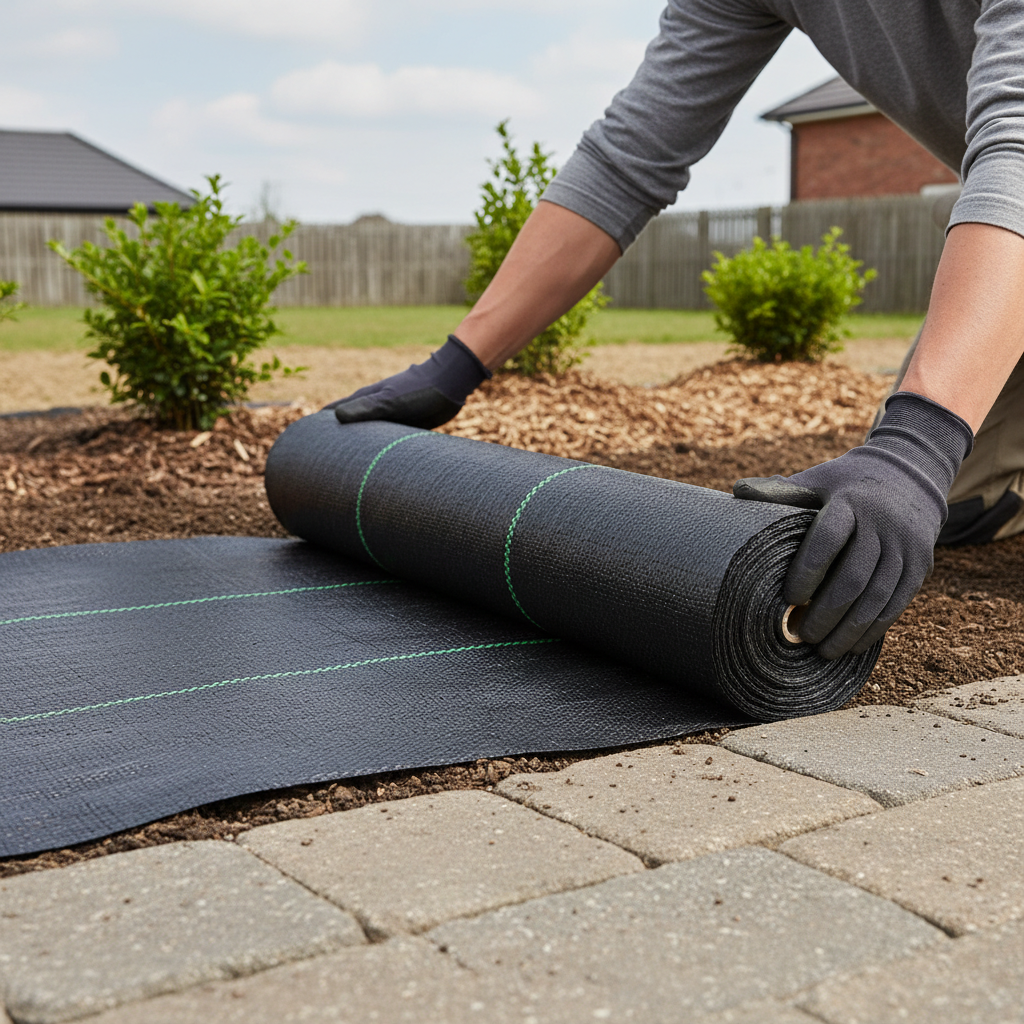 Premium Heavy Duty Landscaping Barrier Membrane 2m x 25m for Weed Control and Protection