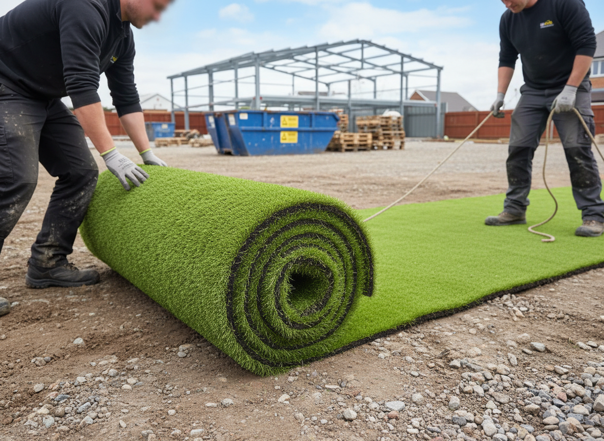 Premium 25mm Artificial Grass Clearance - High-Wearing C-Shaped Fibre for High Traffic Areas and Pets