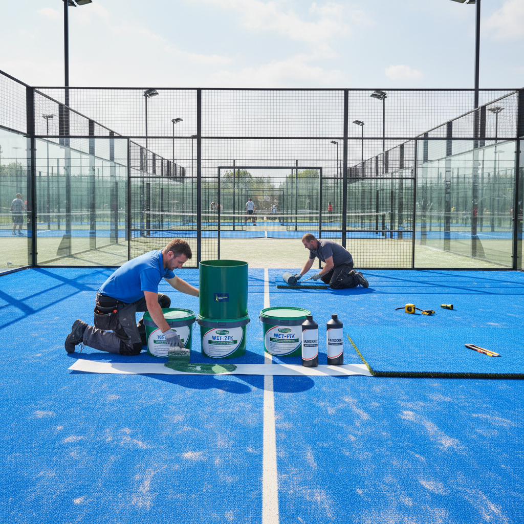 Premium Padel Court Join Kit with Glue, Hardeners, and Joining Tape for Complete Installation