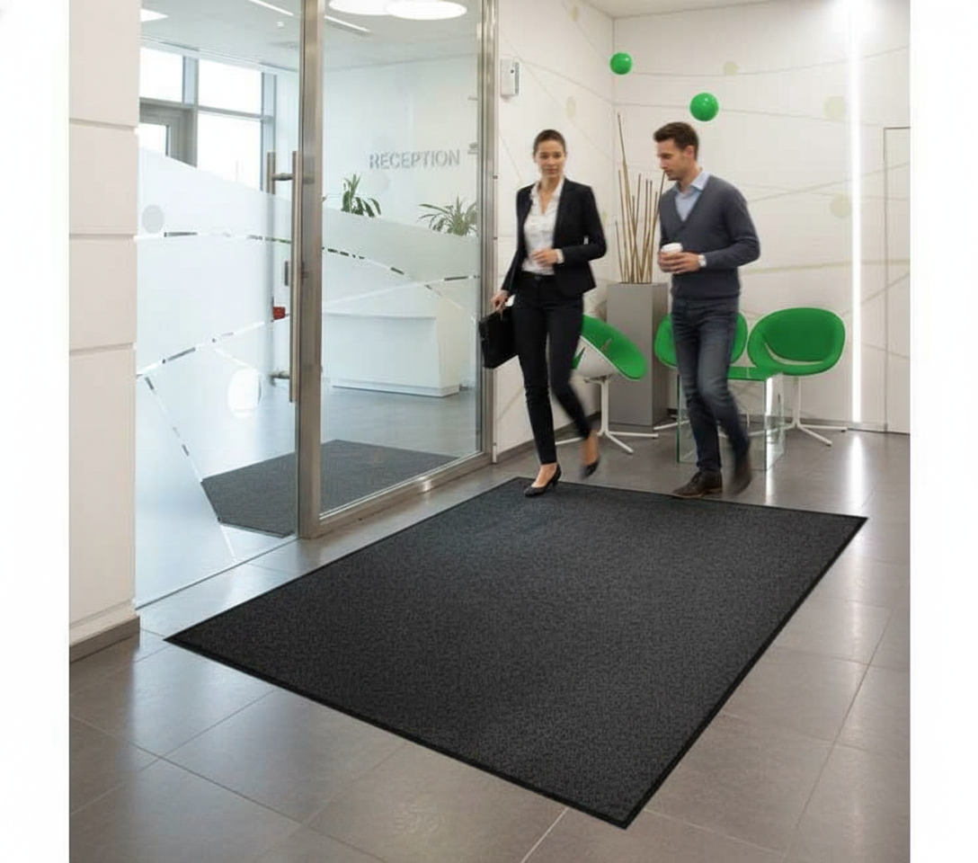 Premium Solid Colour Mats - Durable, Sustainable, Custom Sizes with Heavy Duty Rubber Backing for Indoor Use