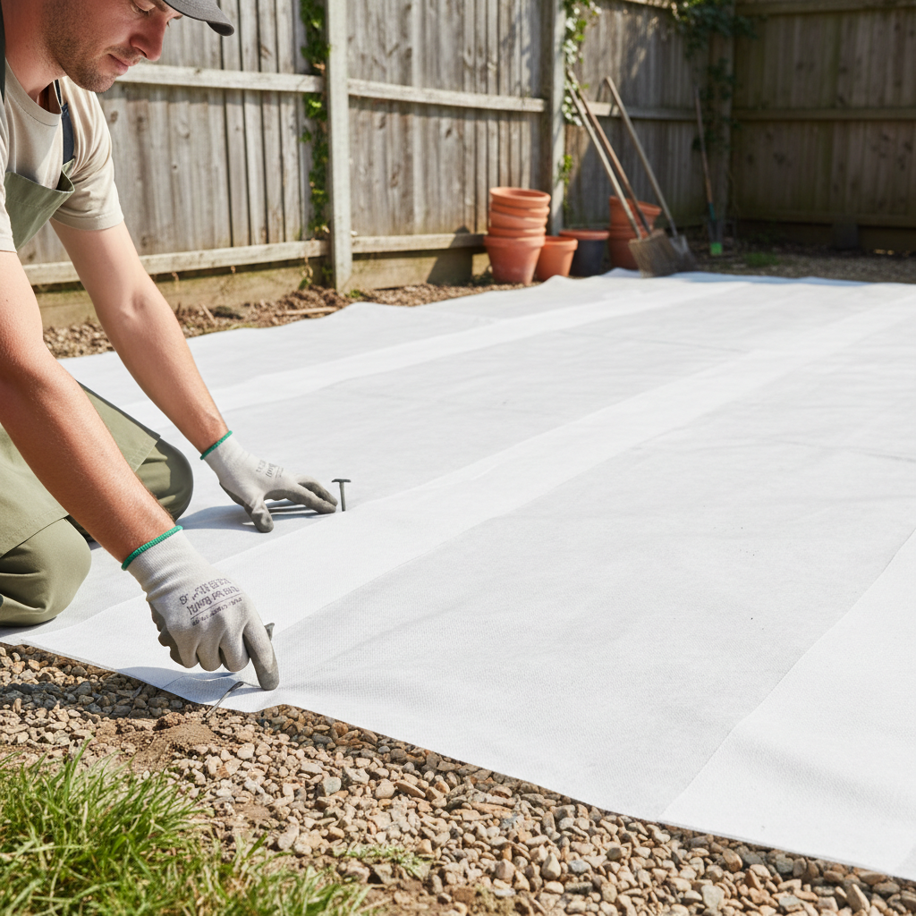 Premium Artificial Grass Weed Proof Membrane - 2m Wide x 25m Long for Superior Weed Control and Easy Installation