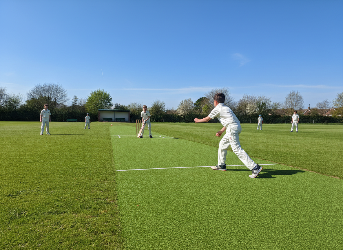 Premium Artificial Grass Cricket Wicket - Durable, Weather-Resistant Surface for Year-Round Play