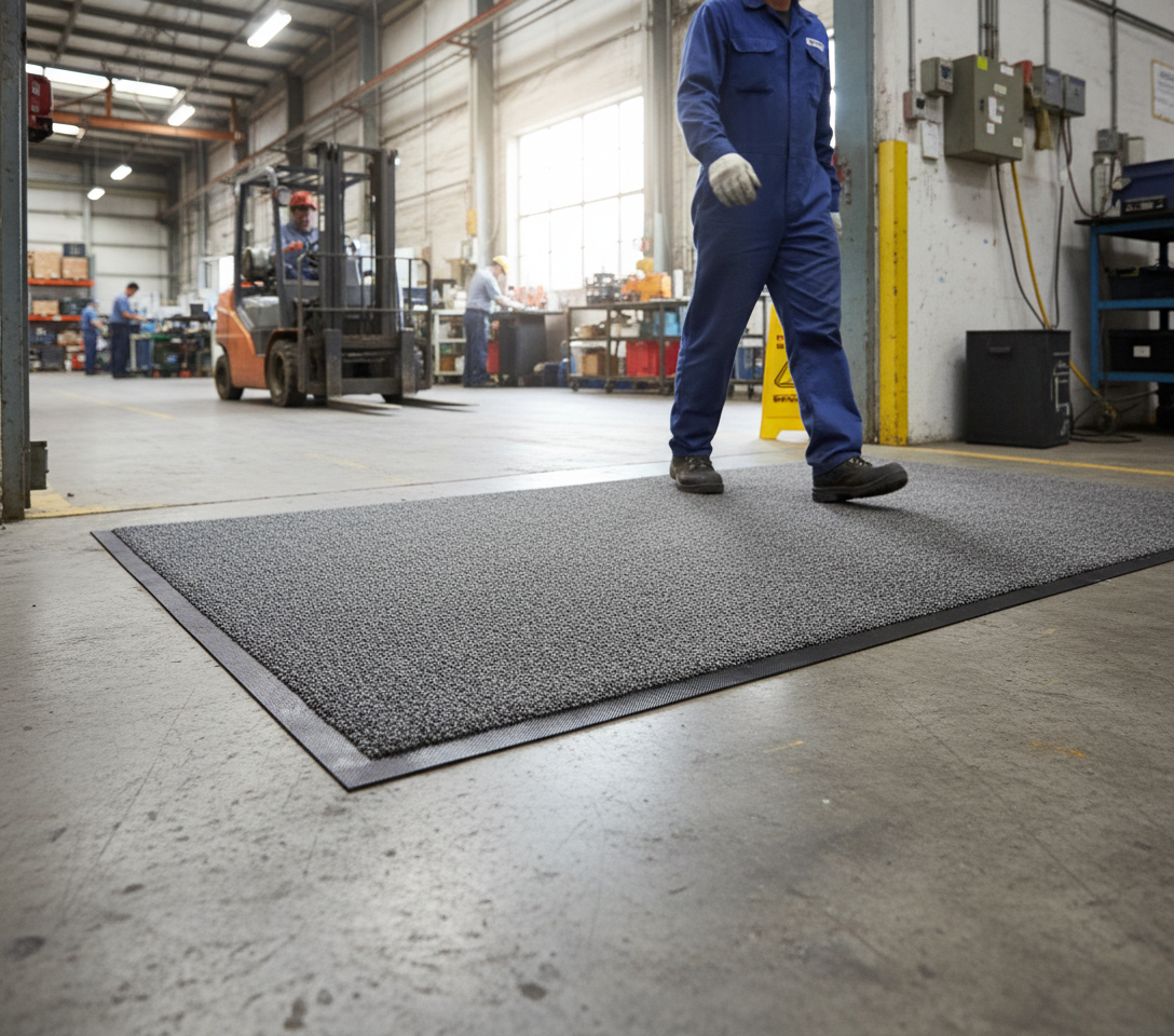 Premium Indoor Light Mats with Dyed Nylon and Nitrile Rubber Backing for Low to Medium Foot Traffic Areas