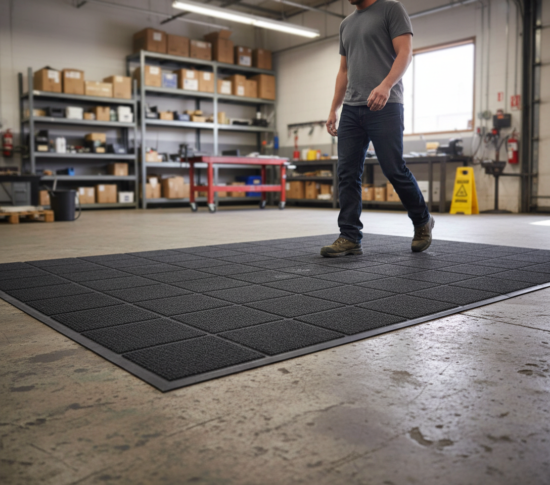 Premium Classic Modular Tiles & Edges for High-Traffic Areas - Effortless Installation and Enhanced Dirt Removal