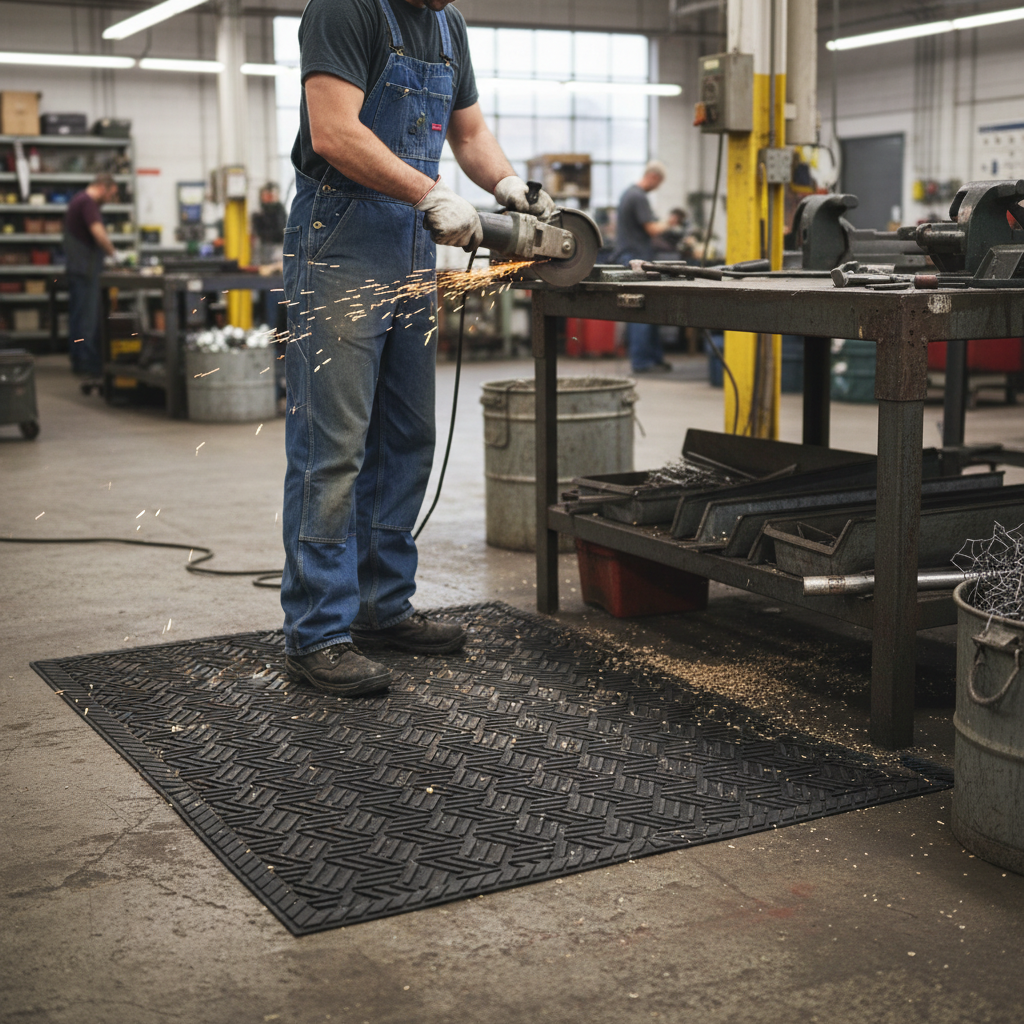 Heavy Duty Nitrile Rubber Scraper Mat - High-Performance Floor Protection for Commercial and Residential Use, Available in 75 x 85 cm and 89 x 142 cm