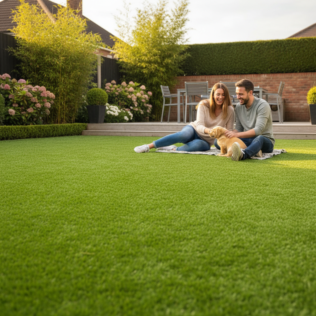 Premium Multidirectional Artificial Grass 35mm - Durable, Luxurious, and Affordable for Any Landscape