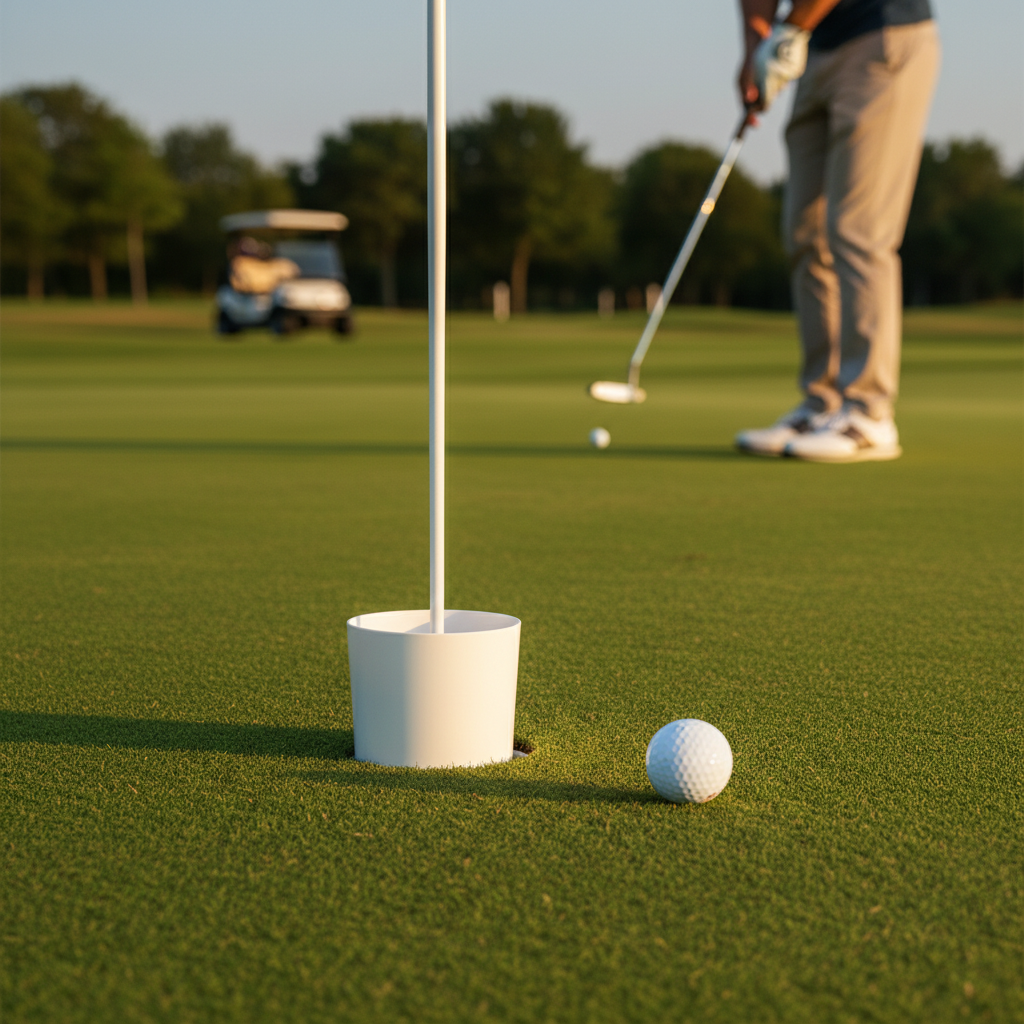 Premium Golf Hole Cup for Real and Artificial Grass Putting Greens - 10.5m Diameter and 10cm Deep
