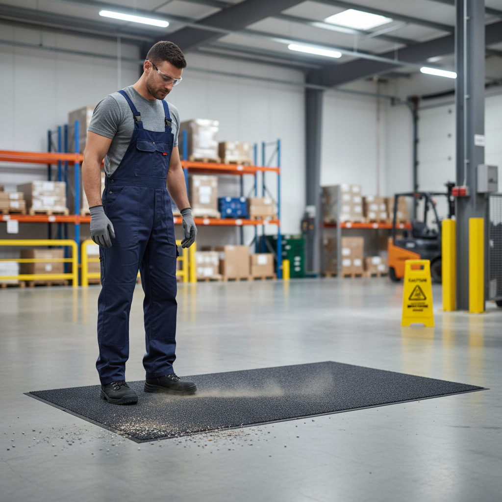 Premium Synthetic Colour Brush Mat - Durable, Non-Slip, and Vibrant for Effective Dirt Trapping in Entryways