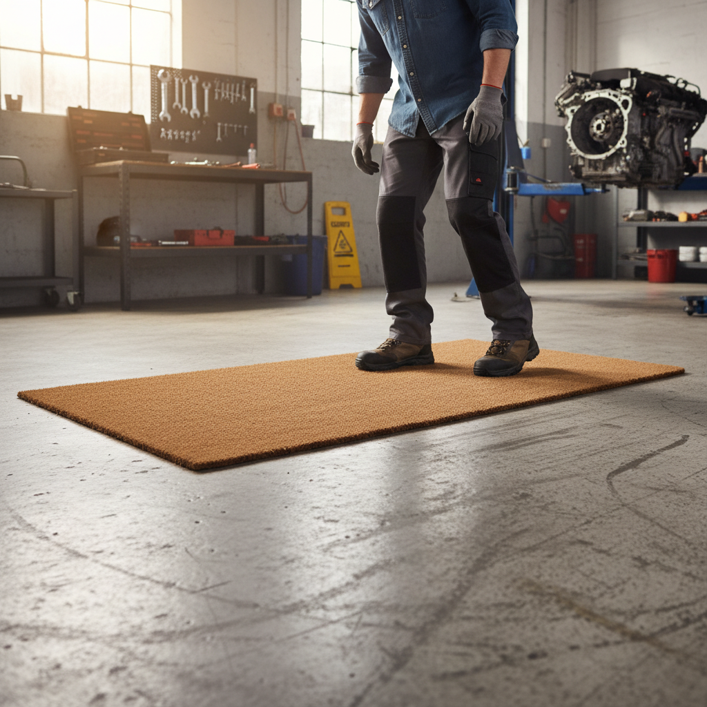 Premium Natural Coir Mat 30mm Thick - 80cm x 192cm for Effective Dirt Trapping - High-Quality Professional Grade for Industrial and Commercial Appl...