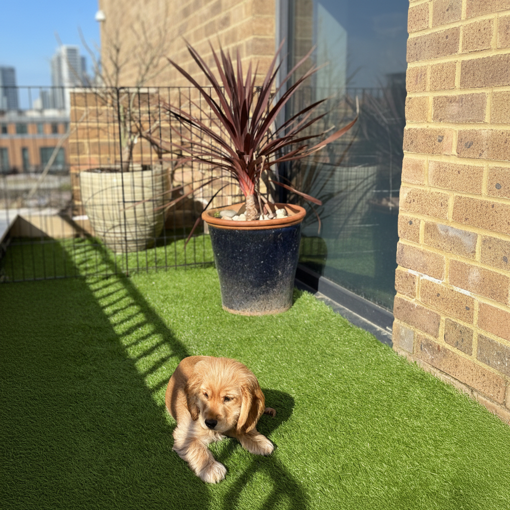 Premium Artificial Grass for Balconies - Easy-to-Install, All-Weather, Low Maintenance, Pet-Friendly Design in 2m x 1.5m Size
