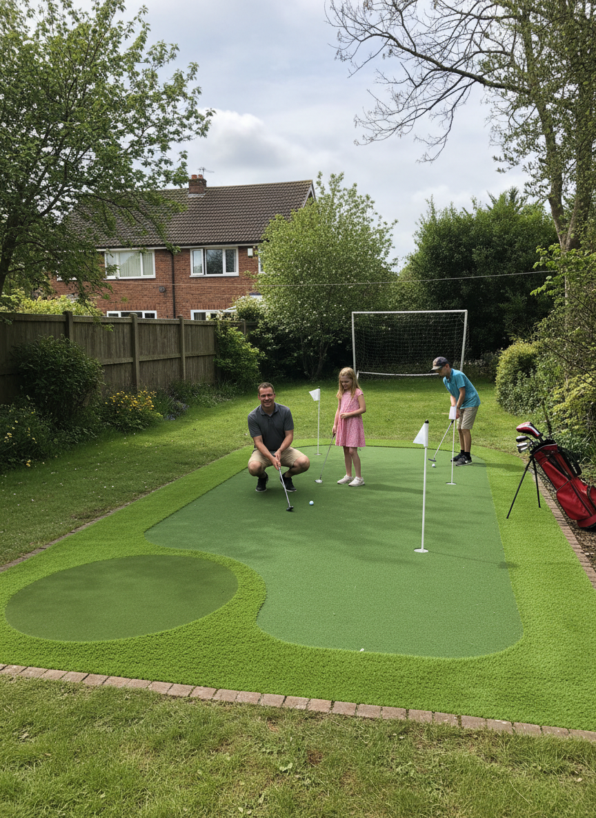 Premium 40mm Tee Grass for Golf with High-Density Monofilament Fibres for Optimal Swing Practice