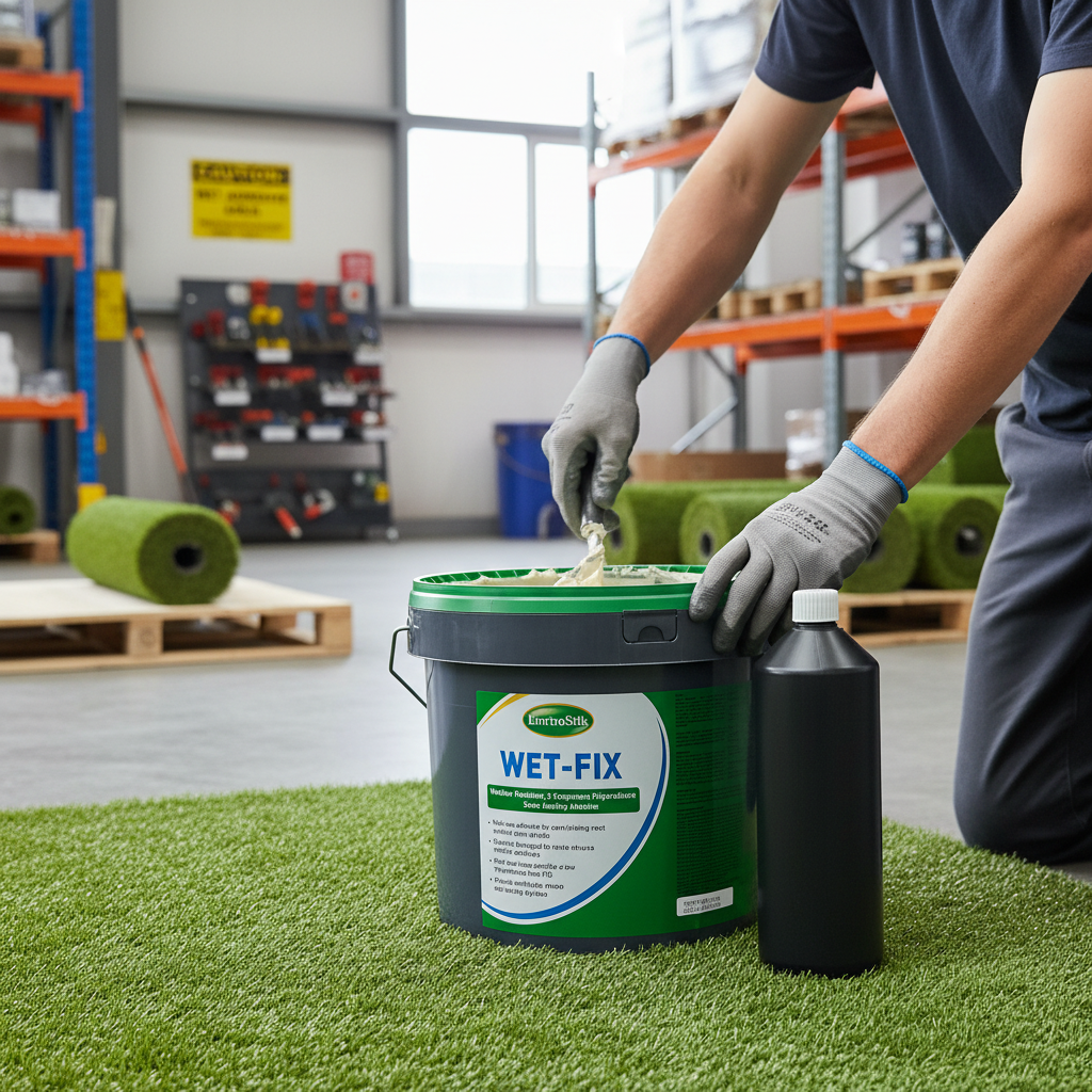 Premium High-Performance Artificial Grass Adhesive 10kg Tub with Hardener for Reliable Bonding and Weather Resistance