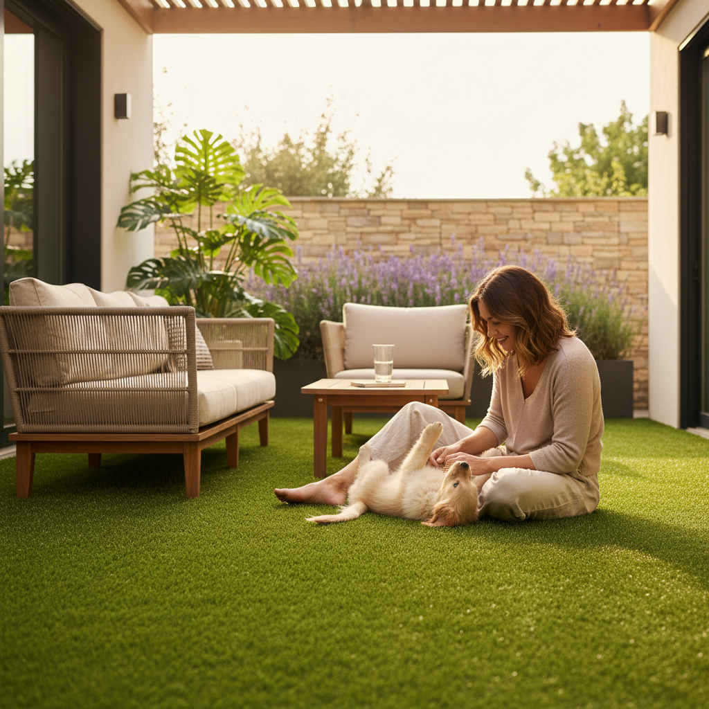 Premium Artificial Grass 35mm - Durable, Soft, and UV Stabilized for Outdoor Spaces
