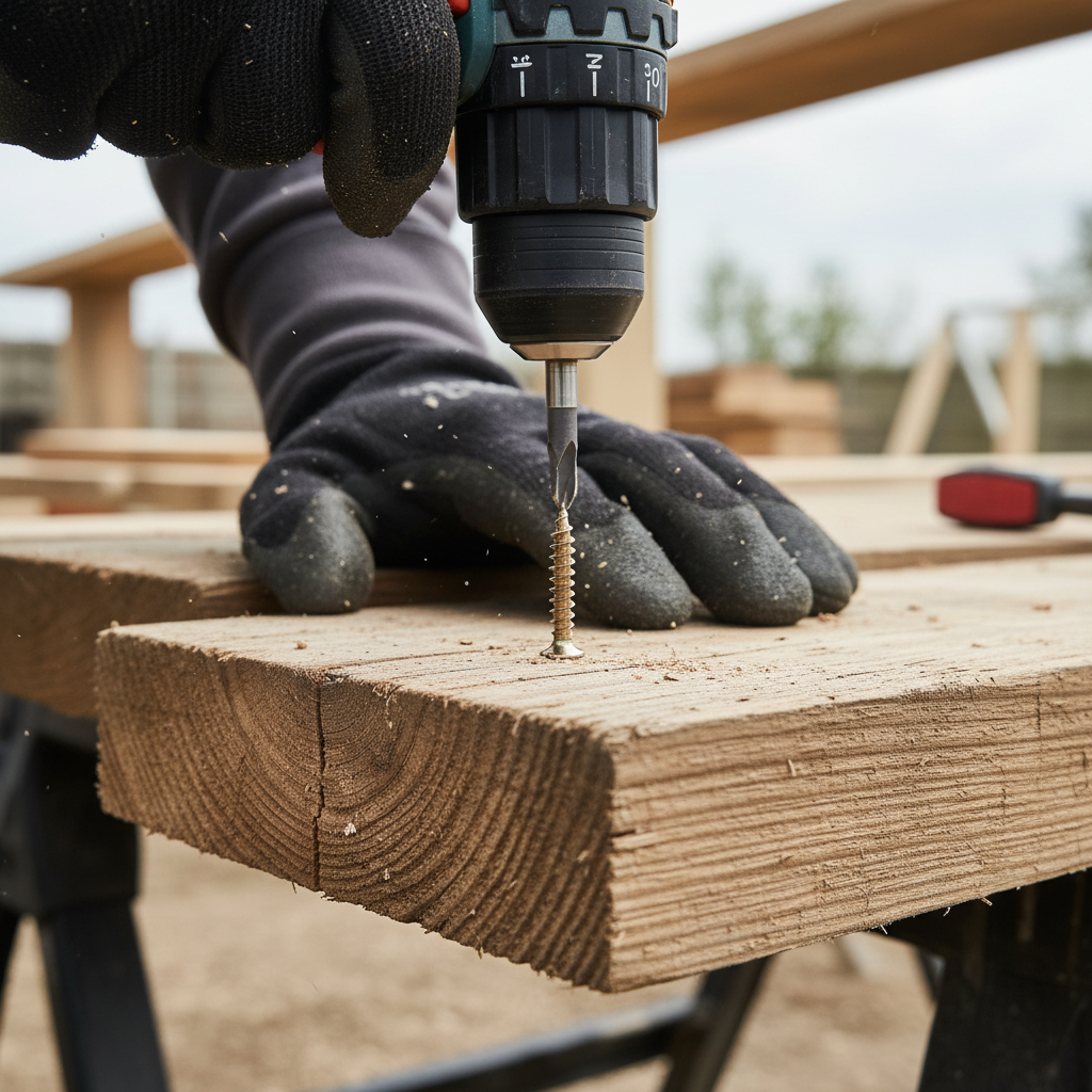 Premium 40mm Countersunk Self-Tapping Screws for Easy Artificial Grass Installation on Tarmac and Landscaping Projects