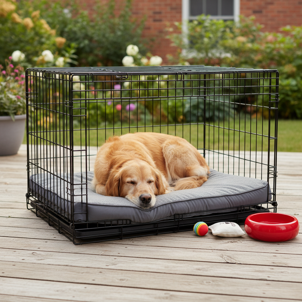 Premium Heavy Duty Crate Mat for Pets - Eco-Friendly Polymer, Scratch Protection, and Easy Maintenance