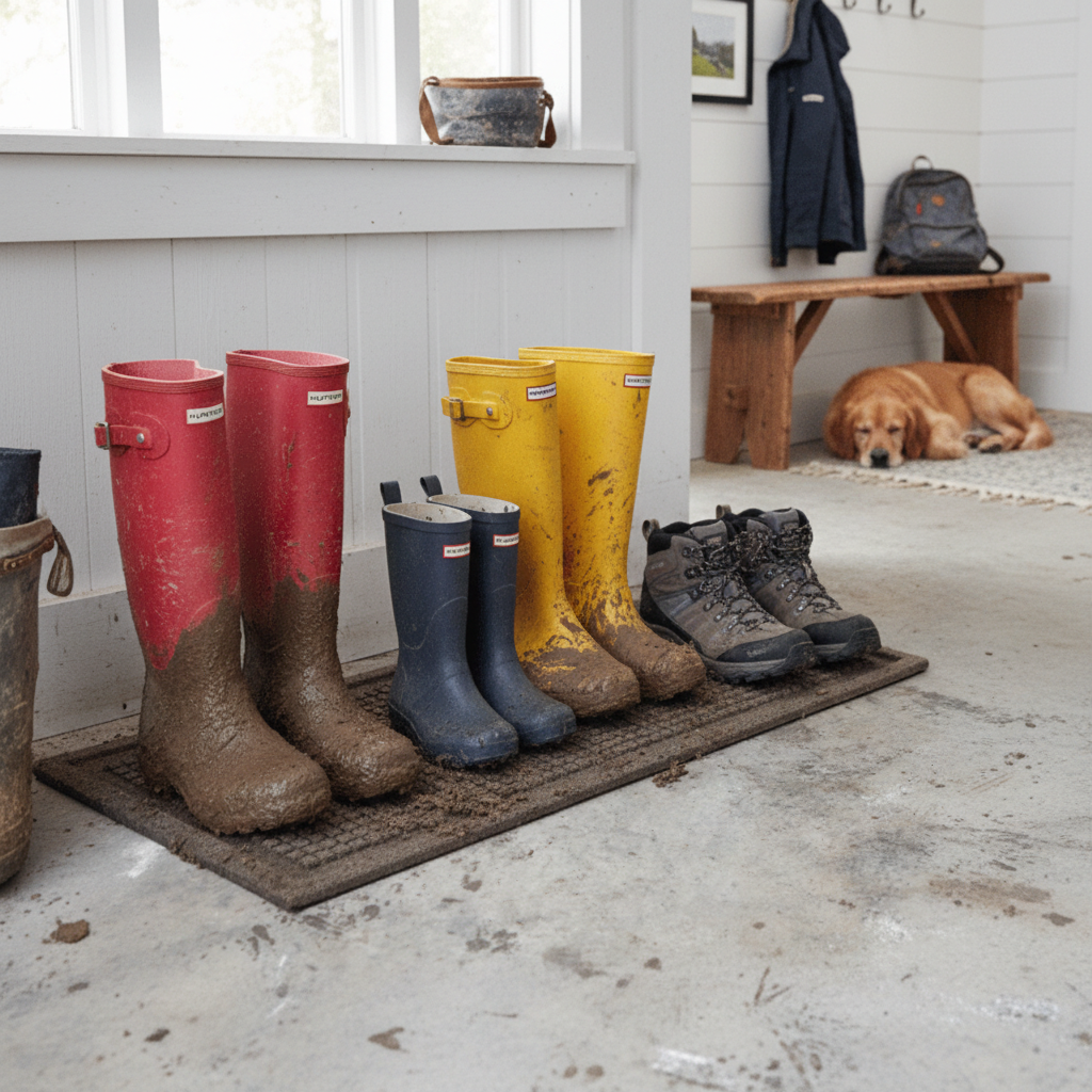 Premium Heavy Duty Boot Tray Mat - Eco-Conscious, Durable, Spill-Proof Design for Mud and Moisture Protection