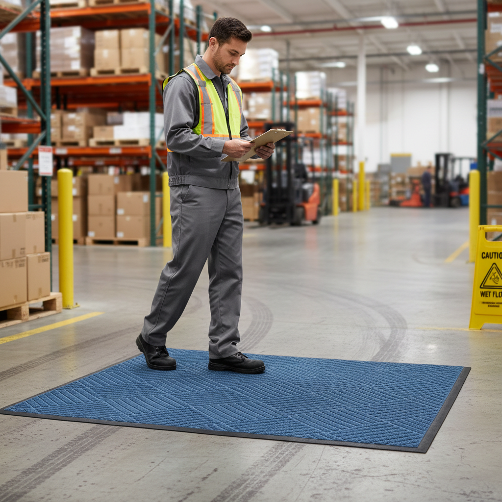 Premium Bi-Level Entry Mat with Rubber Border for Effective Dirt and Moisture Control