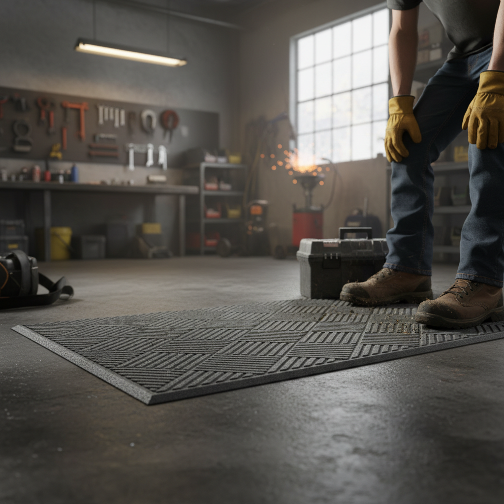 Premium Heavy Duty Bi-Level Entry Mat with Fashion Border for Dirt and Moisture Control