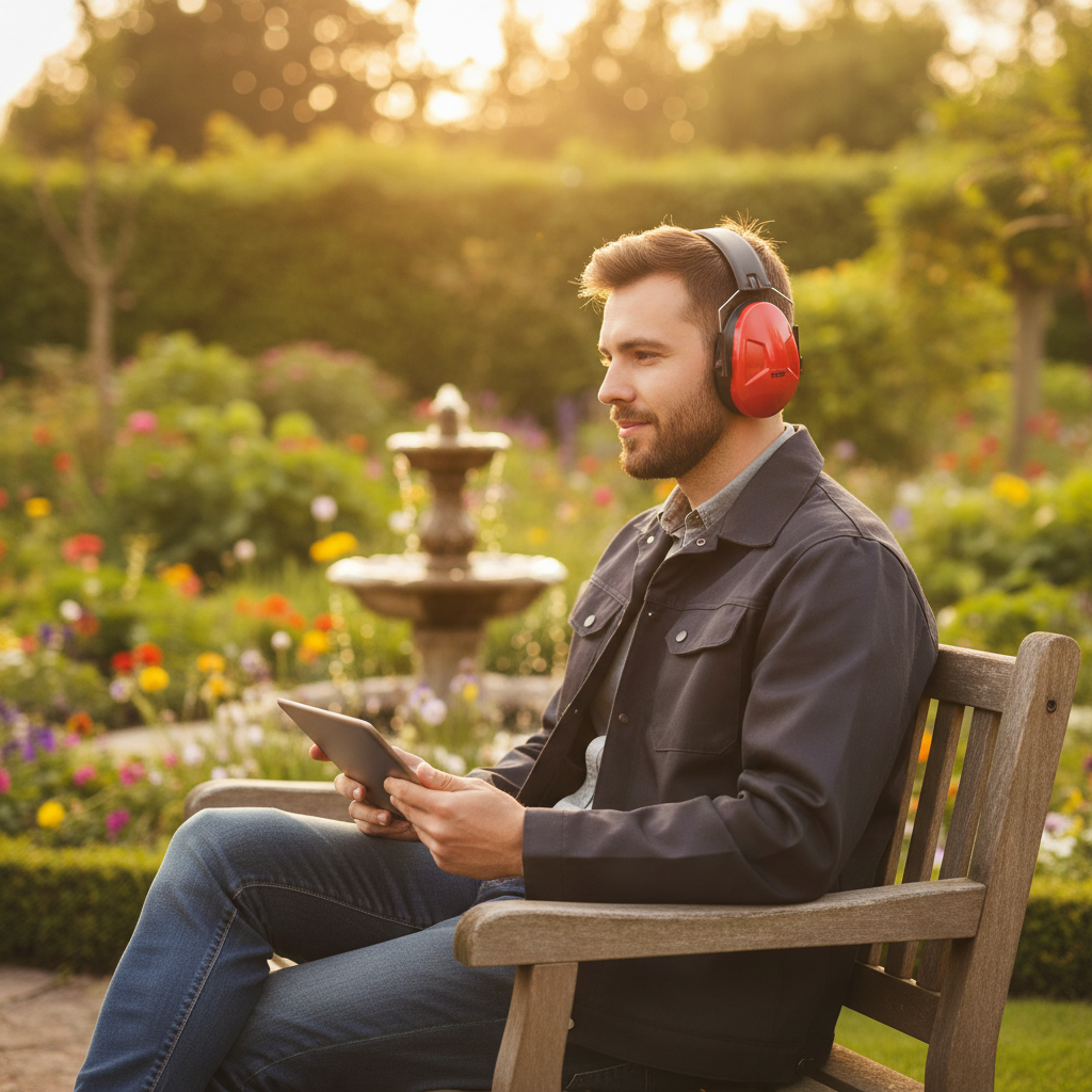 Premium Adjustable Noise-Reducing Ear Defenders with Large Ear Cups and Soft Cushioning for Comfort and Secure Fit