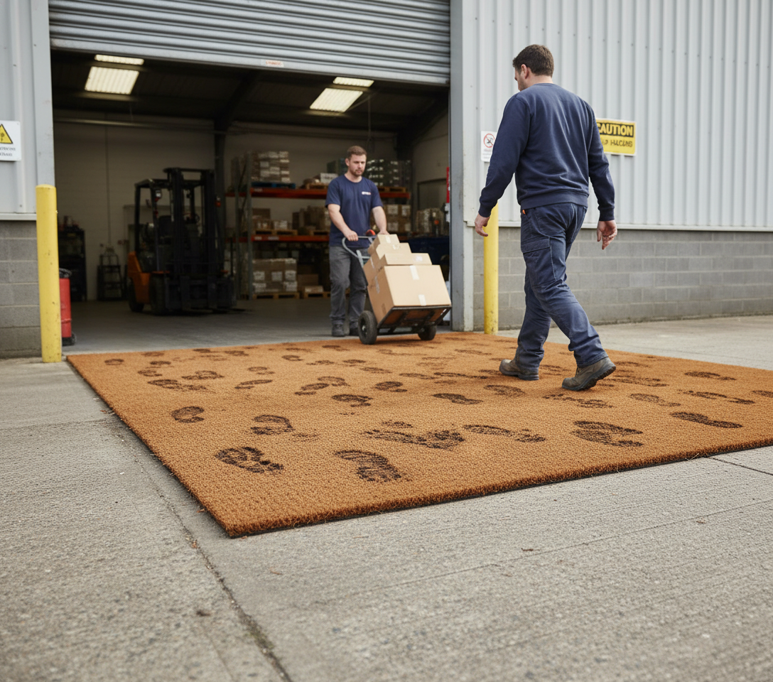 Premium Heavy Duty Coir Coconut Roll Matting 14mm - Durable and Eco-Friendly Entrance Solution