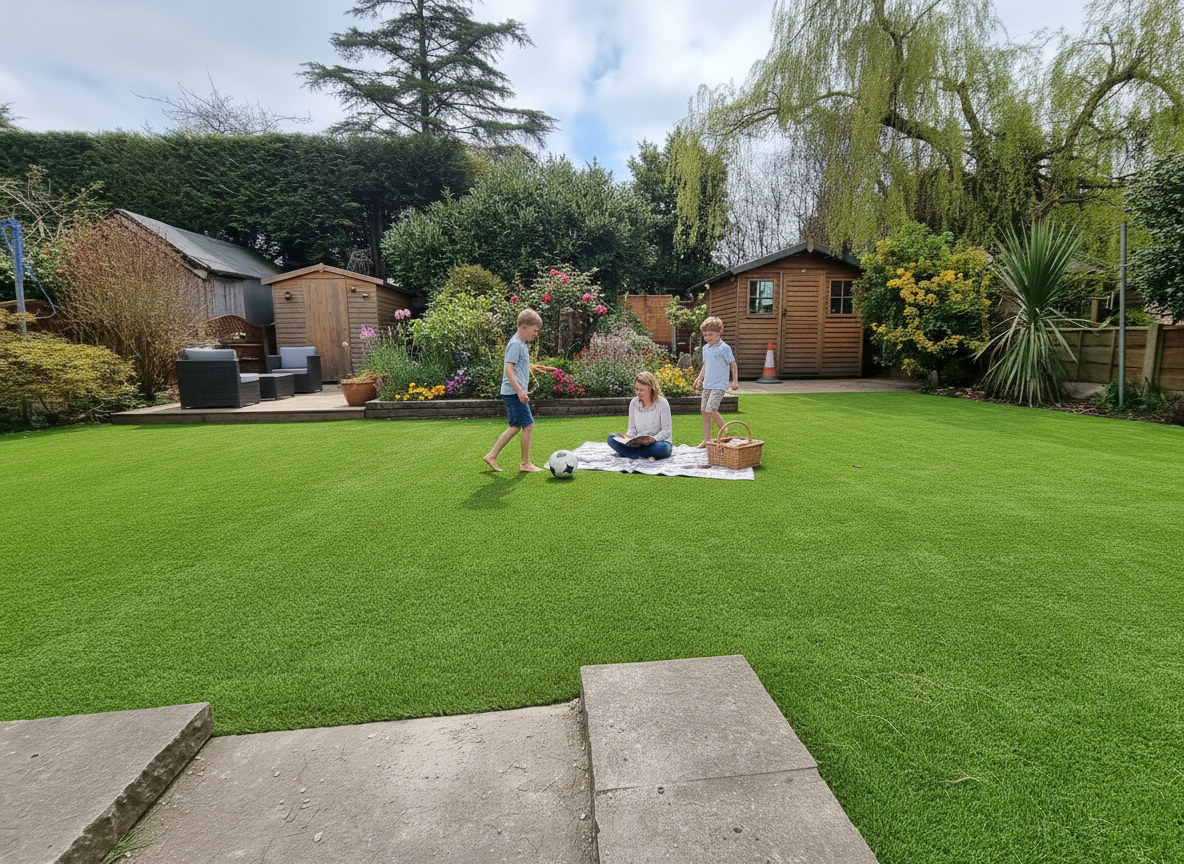 Premium 35mm Artificial Grass Clearance - High-Wearing, Eco-Friendly, Soft Texture for Outdoor Spaces