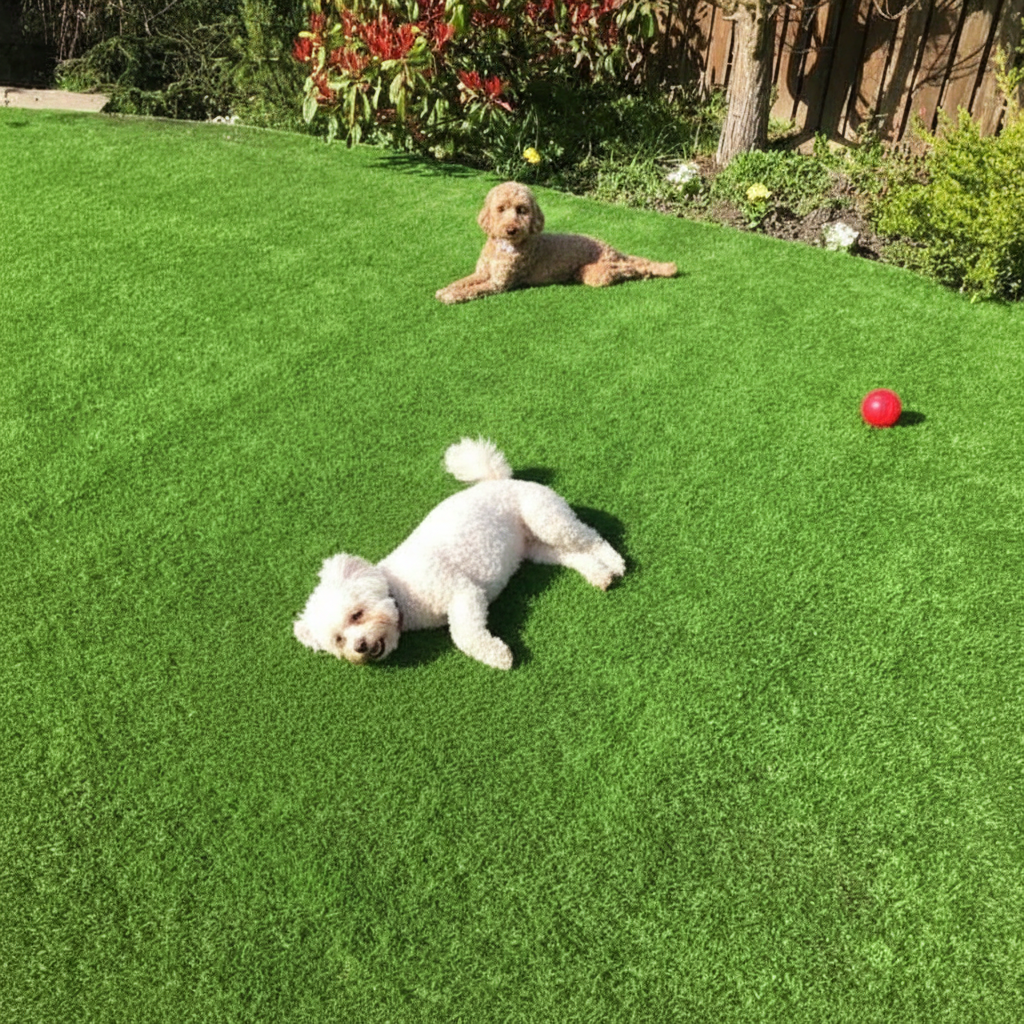 Premium Durable Pet-Friendly Artificial Grass 25mm - Easy Maintenance, PU-Backed, Ideal for High-Traffic Areas and Pets