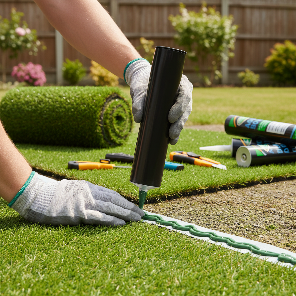Premium Artificial Grass Adhesive Tubes - Strong Weatherproof Bonding for Reliable Joining of Artificial Grass