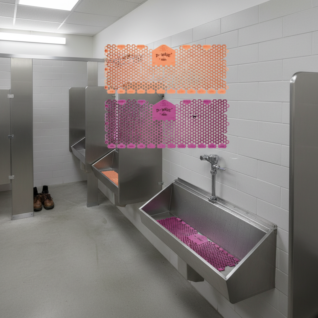 Premium Trough Screen Deodoriser Pack of 6 - Advanced Odour Control with Refreshing Fragrances and 'Clock System'