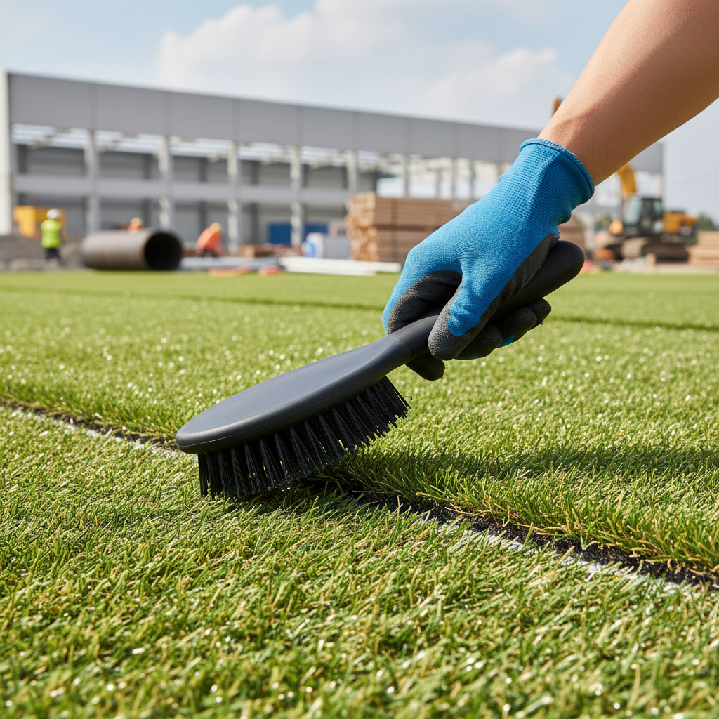 Premium Artificial Grass Joining Brush for Seamless Lawn Installation and Natural Blending