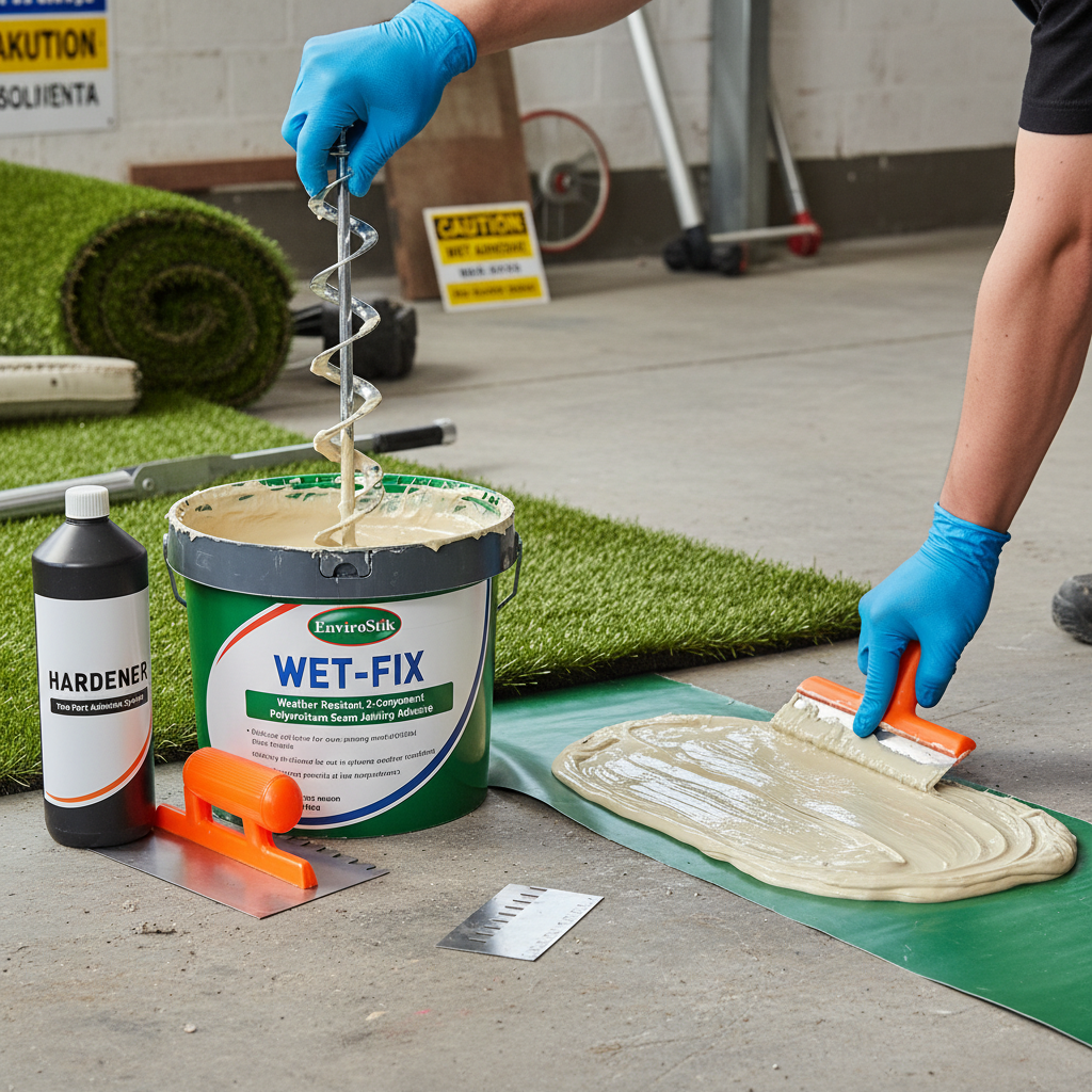 Professional Artificial Grass Adhesive Kit with Extended Coverage and Advanced Adhesive Formula for Seamless Joints