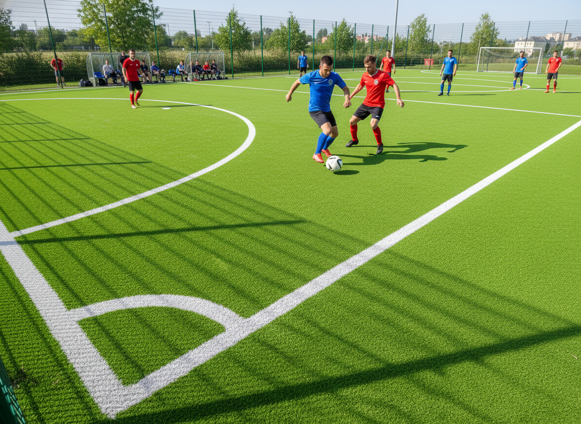 Premium 25mm Pile Height White Lines for Sports and Landscaping - Versatile, Durable, and Customizable Solutions