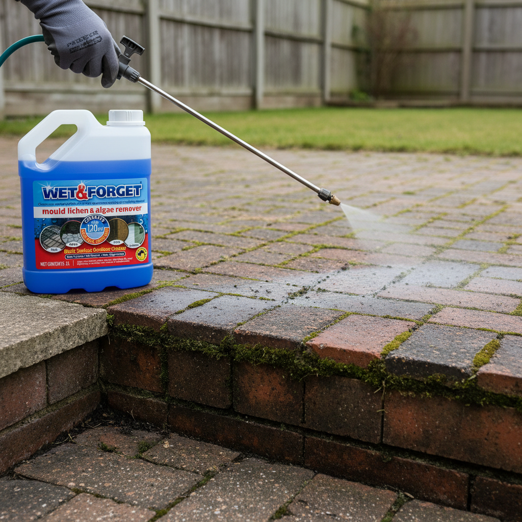 Professional Mould, Lichen & Algae Remover 2L - Pet-Safe, High Coverage & Easy Application