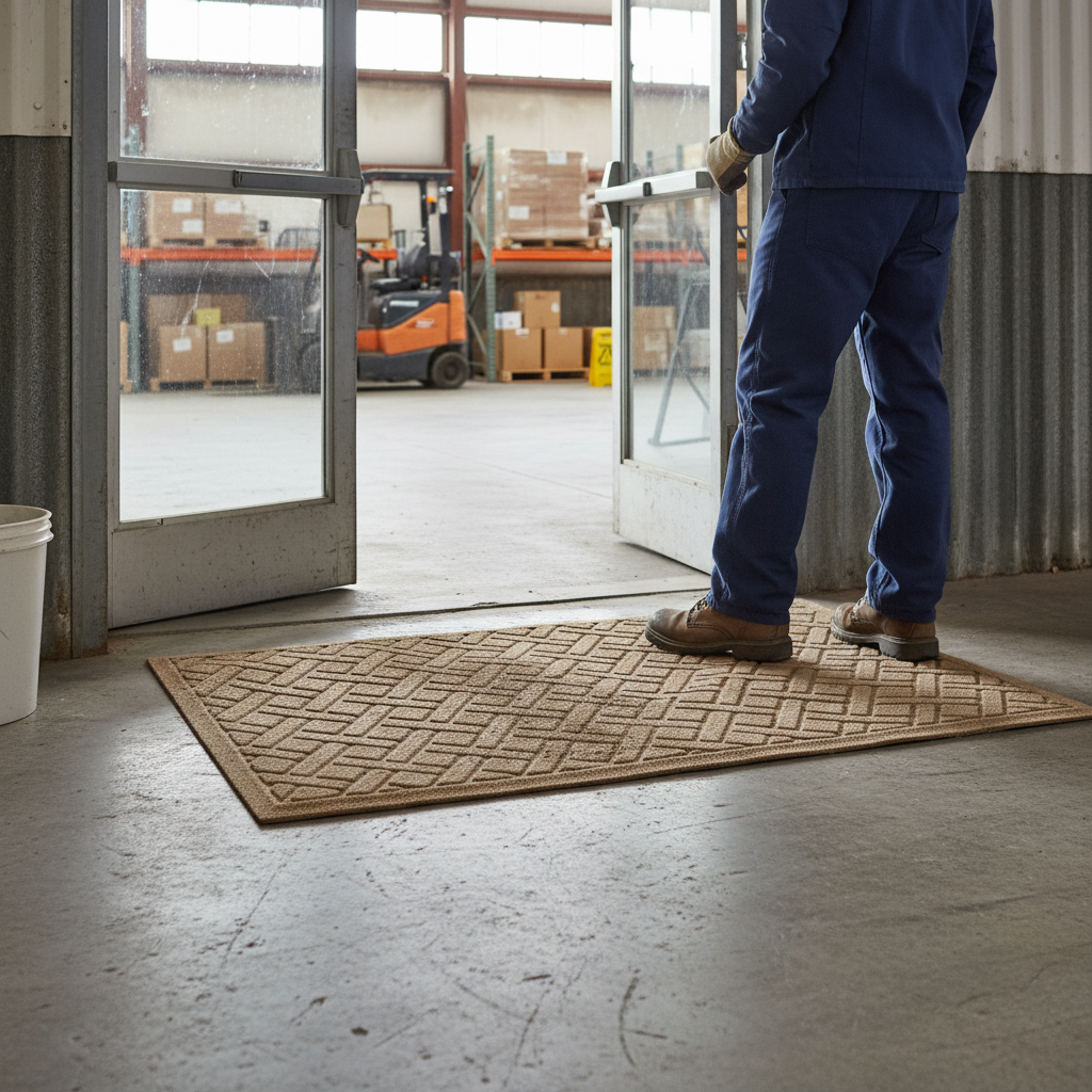 Premium Heavy Duty Doormats - Lattice & Argyle Collection with Recycled PET and Nitrile Rubber for Effective Dirt Trapping