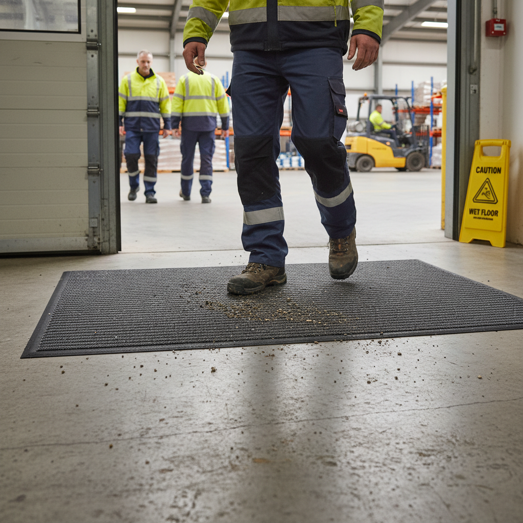 Premium Heavy Duty Brush Mat for High Traffic Areas - Durable, Slip-Resistant, and Eco-Friendly Design