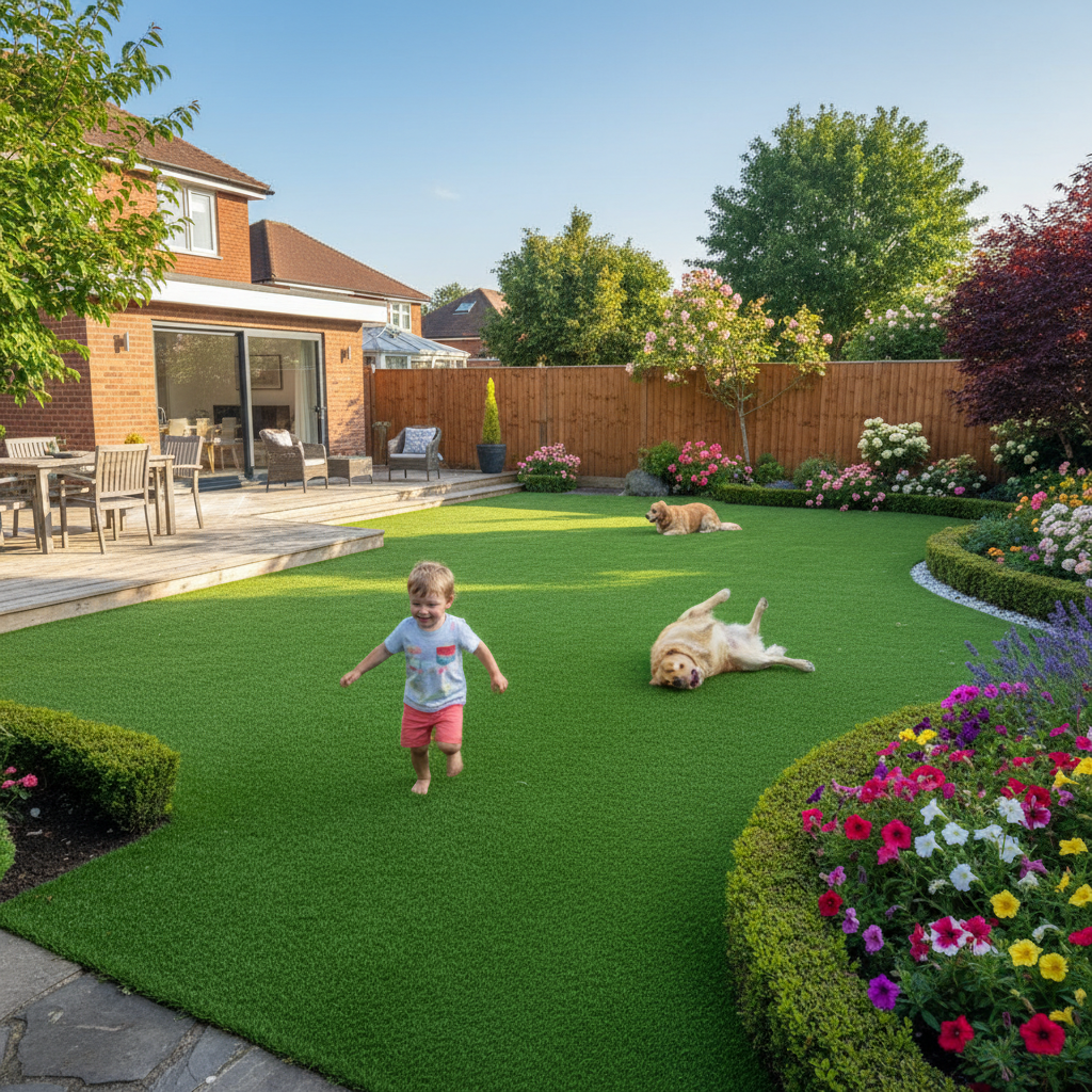 Premium Multidirectional Artificial Grass 35mm - Durable, Luxurious, and Affordable for Any Landscape