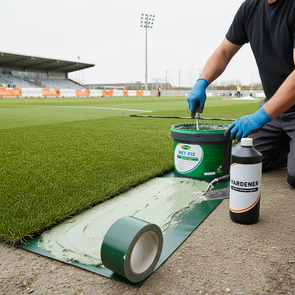 Premium Bundle of Adhesive Glue and Tape for Artificial Grass Installation - Exceptional Durability and Reliable Adhesion for Up to 20m Joins