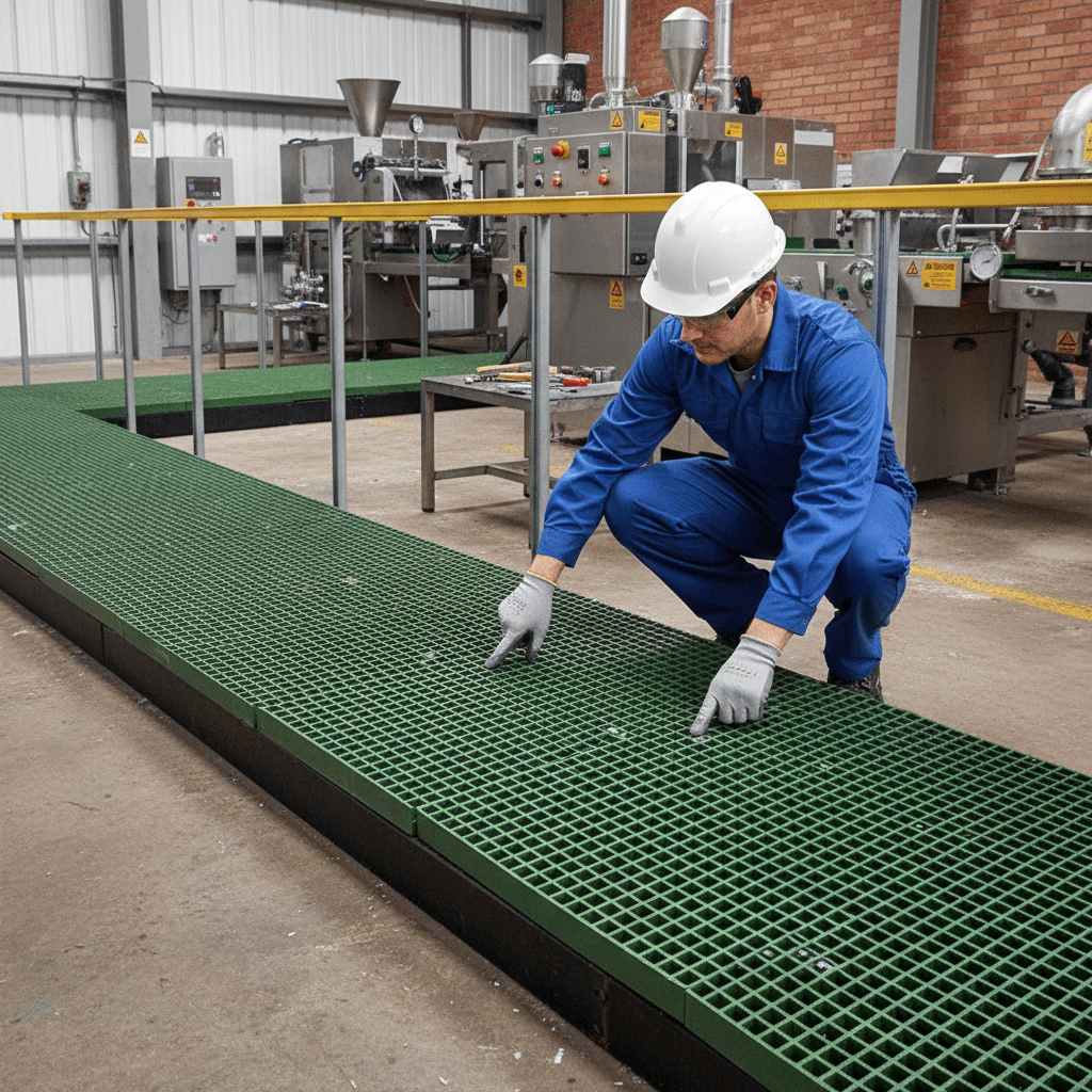 High-Performance Waffle Boards - Durable Glass Reinforced Polyester with Slip Resistance for Industrial and Marine Use