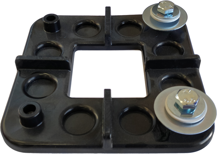 Ground Protection Mat Connectors – 2-Way & 4-Way, Bolts & Washers Included