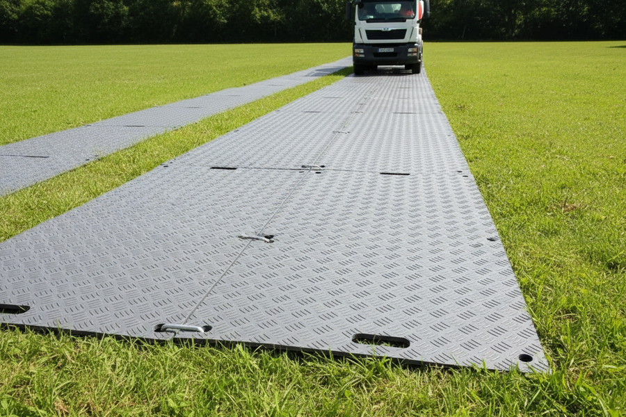 Ground protection mats