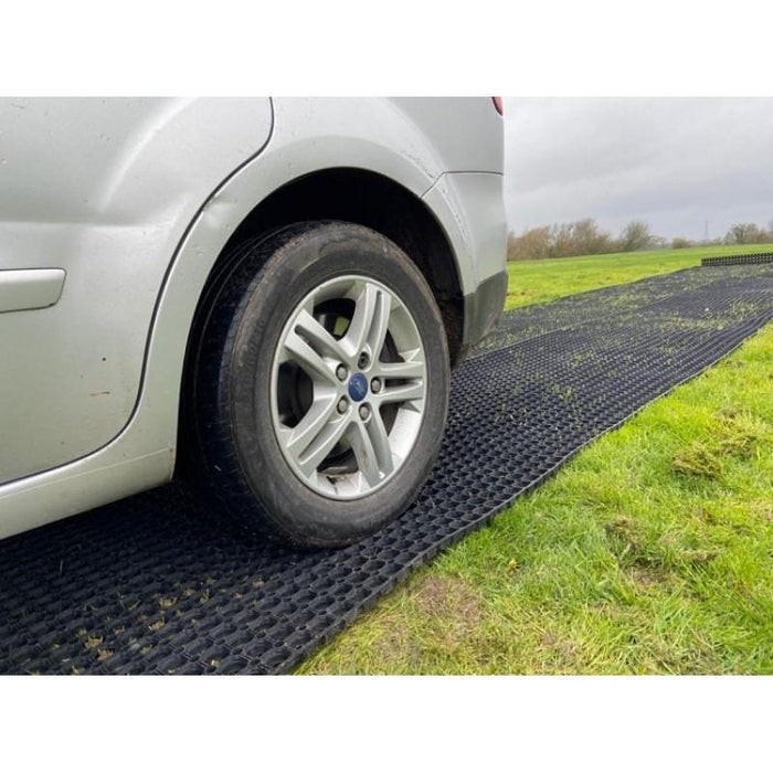 Heavy Duty Rubber Grass Mats for Car Parks & Driveways | 22mm | 1.5m x 1m