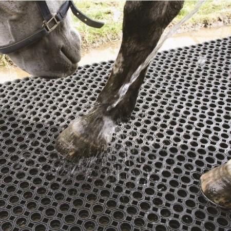 Heavy Duty Gateway Rubber Grass Mat Horse Stable Mats - Slip Not Co Uk
